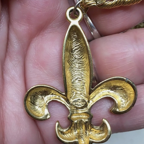 Vintage 1980s Signed Givenchy Charm Necklace - Picture 6 of 7